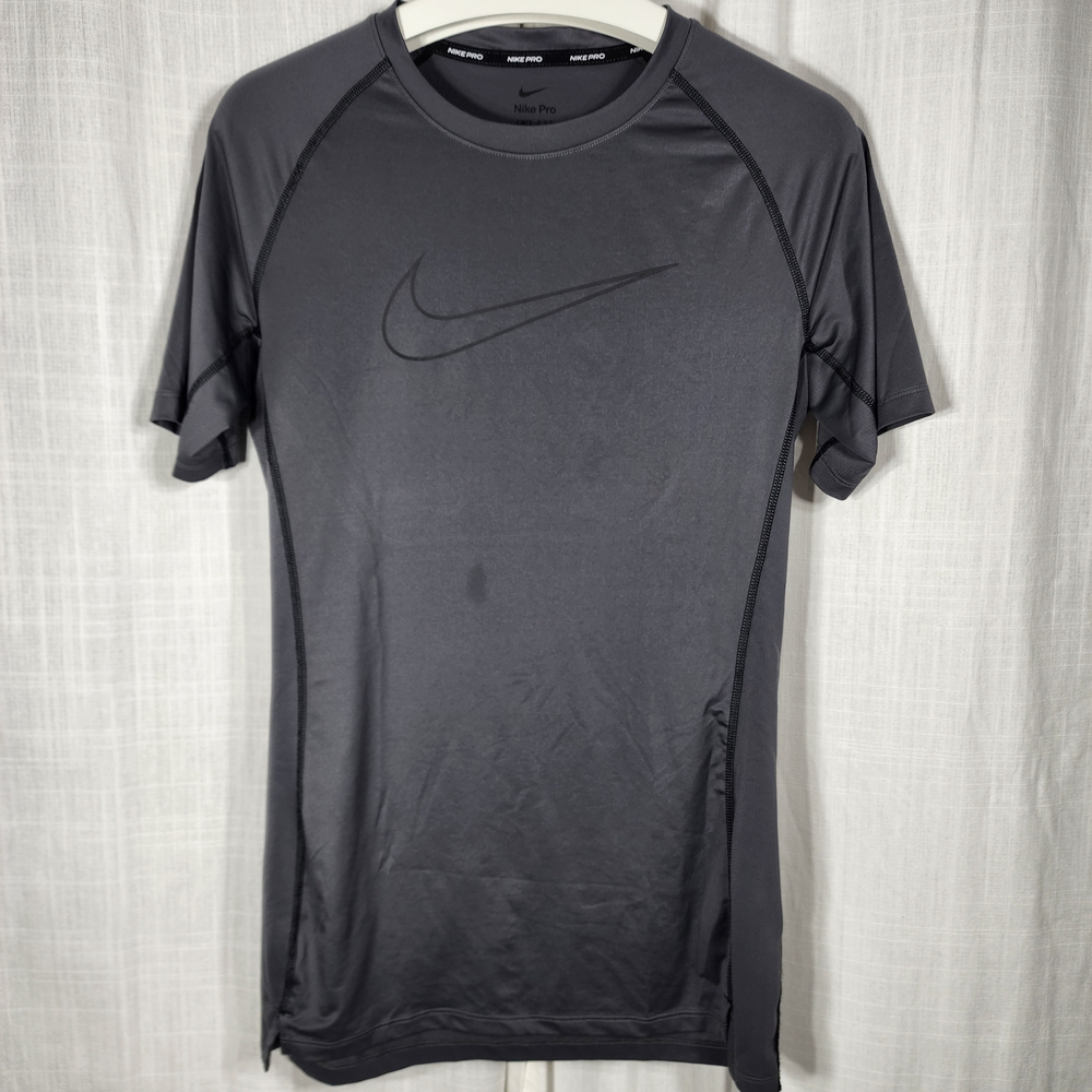 Nike Pro Dark Gray Performance Tee - image 1